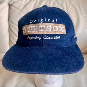 Stetson Navy Hat 100% Cotton